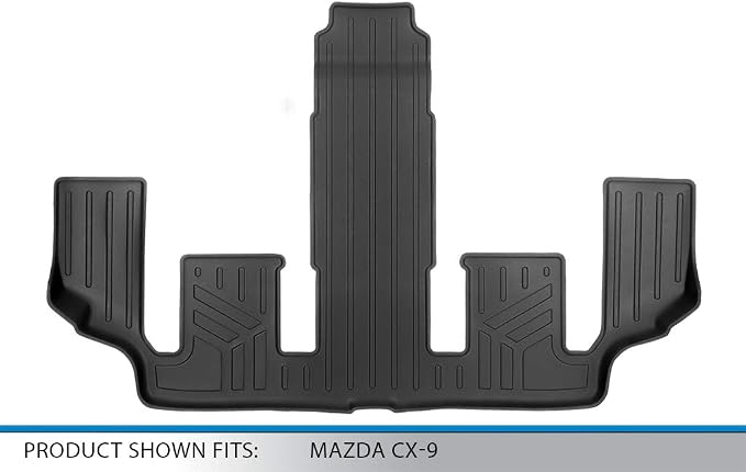 SMARTLINER-SC0523 Custom Fit 3rd Row Floor Mat Liners for 2016-2023 Mazda CX9