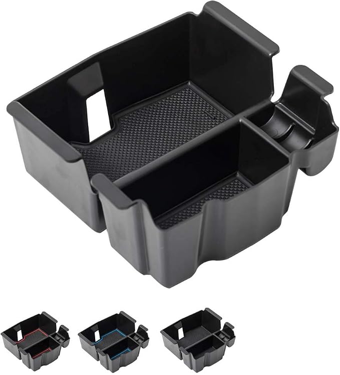 EDBETOS Center Console Organizer Tray Compatible with Jeep Wrangler JL/JLU 2018-2021 2022 2023 2024 Accessories Jeep Gladiator JT Truck 2020-2023 Armrest Storage - Won't Covers The Light Inside