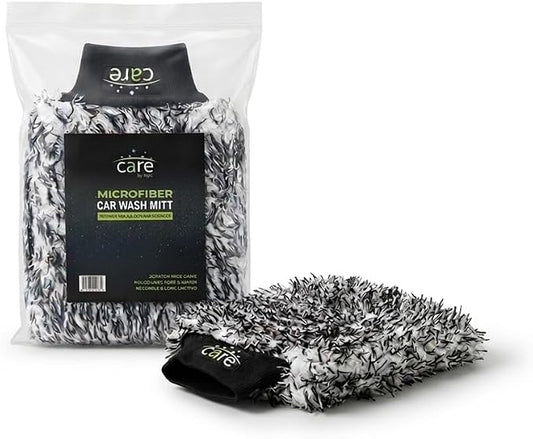 Microfiber Car Wash Mitt, Sponges for Cleaning, Car Detailing Kit, Easy to Use, Durable and Long-Lasting, Comfortable to Handle, Suitable for Regular Cleaning