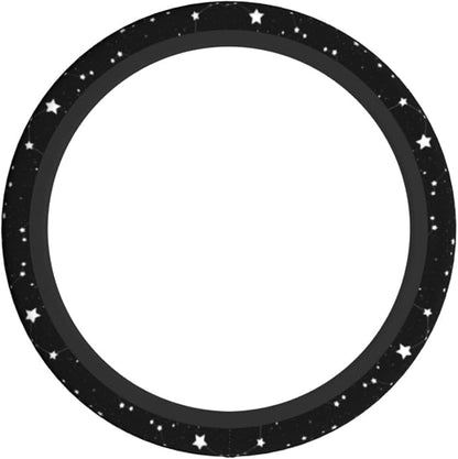 Constellation Stars Galaxy Steering Wheel Covers Non Slip Neoprene Steering Wheel Protector Cover Universal 15 Inch for Men Women Car Truck