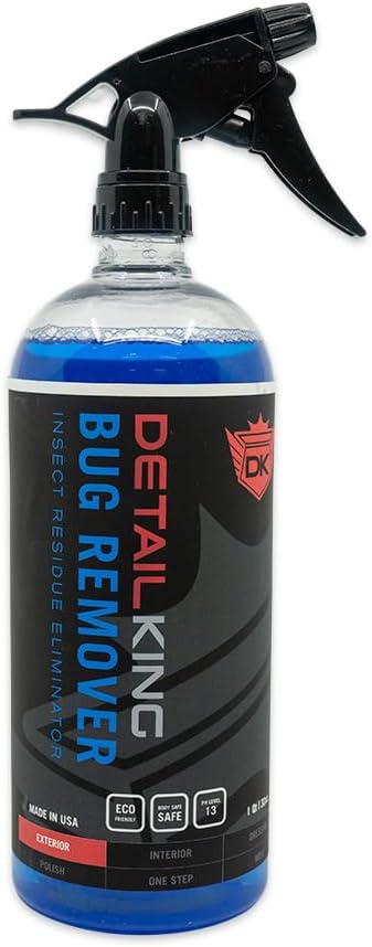 Detail King Bug Remover - One-Step, Fast Acting, All Surface Bug Remover and Bug Cleaner for Cars - 32 Oz