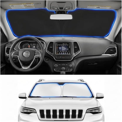 Custom Fit Windshield Sun Shade for Jeep Cherokee 2014-2024