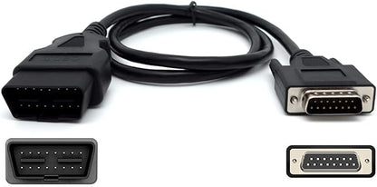 Main Cable Fit for FOXWELL NT401 NT402 NT414 NT415 NT4021 NT500 NT520 NT614 NT624 NT630 NT640 NT641 NT642 NT643 NT644 NT650 Pro and Elite Diagnostic Scanner Replacement Test Cable Adapter Connector