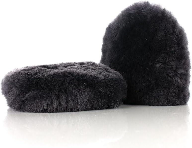 The Rag Company - Ultra Wool Wheel Mitt - Wash and Scrub Wheel Faces and Details Without Scratching or Marring Car - Marino Wool - Fits Over Fingers for Easy and Comfortable Detailing (2 Pack)