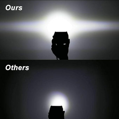 4 Inch Led Pod 60W 12000LM Triple Row Spot Flood Combo Off Road Fog Driving Light for Truck ATV UTV SUV Boat, 8 Pack