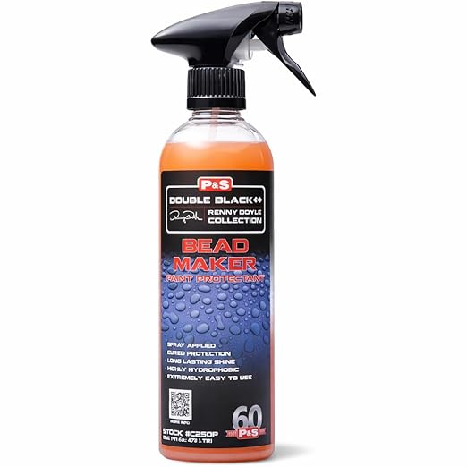 P&S Bead Maker Paint Sealant – Easy Spray & Wipe Protectant for Cars, Boats & RVs – Hydrophobic Gloss & UV Protection – Safe for All Surfaces - 16 Oz.