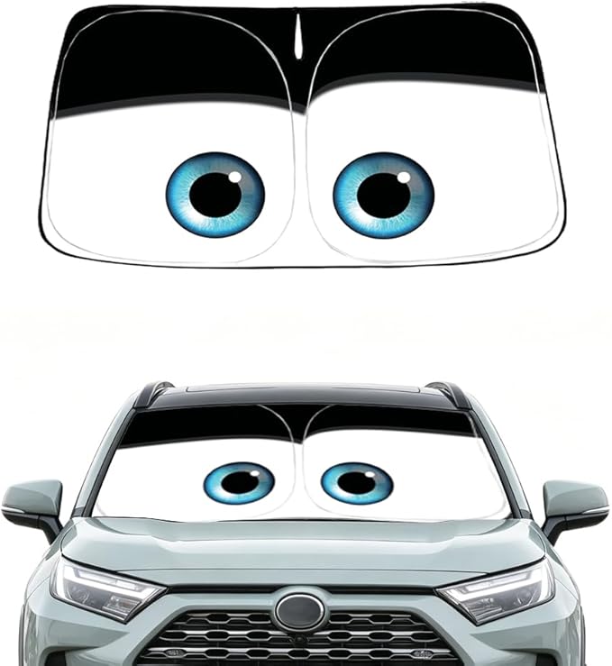 Gven Windshield Sun Shade for Toyota RAV4 2019-2022 2023 2024 2025 2026 Accessories Car Shades Front Windshield Sunshades UV Heat Protector (Toyota RAV4)
