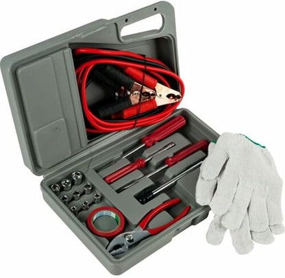 30 Piece Roadside Emergency Auto and Tool Kit