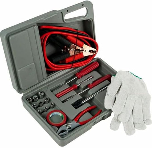 30 Piece Roadside Emergency Auto and Tool Kit