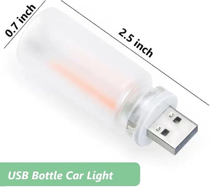 4PCS Dimmable Touch Control USB Light, Frosted Glass Night Lights, Glass Plug in USB Light Bulbs, Cute Interior Car Lights, Retro Led Ambient Lighting, Small Mood Lamp for Bedroom, Hallway, Nursery