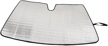 Windshield Sun Shade Compatible with Mercedes-Benz C-Class GLC W205 C180 2015-2021 Foldable Front Windshield Sunshade Protector, Block UV Rays Keep Your Car Cooler