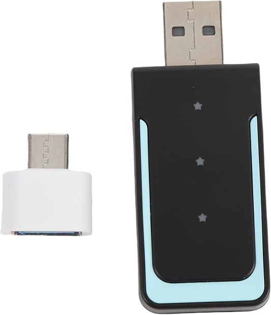 2 in 1 Wireless CarPlay Adapter, Wired to Wireless Converter for CarPlay and Android Auto, Bluetooth 5.0 WiFi Plug and Play Car Dongle CP508A (CP508A)