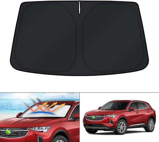 KUST Windshield Sun Shade for Buick Envision 2021-2023 2024 2025 2026 Accessories Sunshade Window Sun Visor Protector Foldable Blocks UV Rays Keep Your Car Cooler