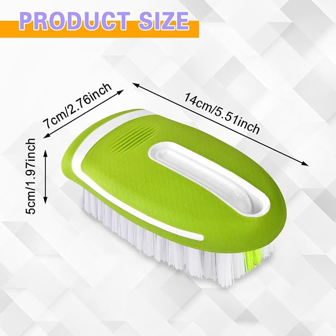 Carpet and Upholstery Cleaning Brush, Household Hard Bristle Brush, Car Plastic Gap Cleaning Brush, Universal Auto Detailing Brush for Car Interior Seat, Clothes and Sofa Cleaning