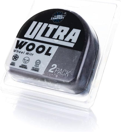 The Rag Company - Ultra Wool Wheel Mitt - Wash and Scrub Wheel Faces and Details Without Scratching or Marring Car - Marino Wool - Fits Over Fingers for Easy and Comfortable Detailing (2 Pack)