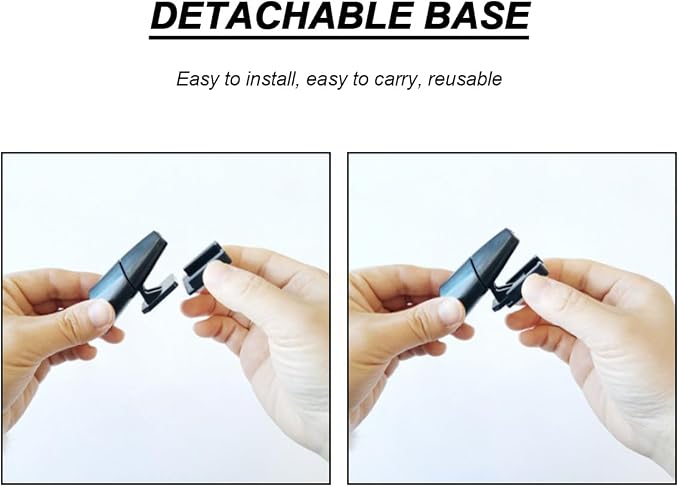 Car Deer Whistles, 4PCS Vehicle Deer Warning Devices with Adhesive Tapes, Automotive Horn Sensor Animal Repellent Alert Accessories, Universal for SUV Truck Motorcycles (Black)