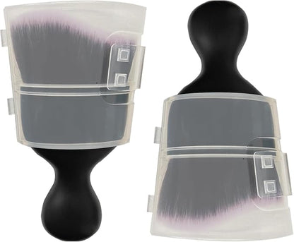 Auto Duster Brush for Cleaning Dust (BrownWhite)