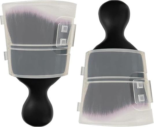 Auto Duster Brush for Cleaning Dust (BrownWhite)