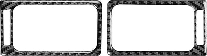 Black Real Carbon Fiber Accessories Car Both Sides Air Vent Outlet Trim Frame Cover Interior Trim Sticker Decal for Toyota Corolla CE LE S 2003 2004 2005 2006 2007 2008/XRS 2005-2006 Sedan 2PCS