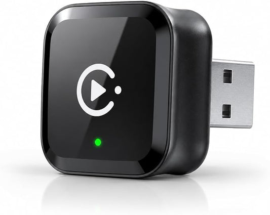 2026 Wireless CarPlay and Android Auto Adapter, Mini Wired to Wireless CarPlay Adapter, Fast Low-Lag Auto-Connect Bluetooth Car Play Dongle, Stable Connection, USB & Type-C for Cars