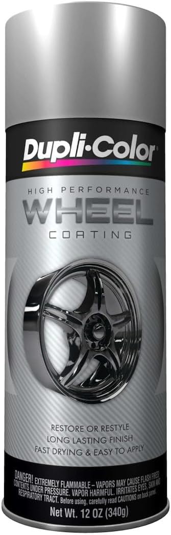 Dupli-Color HWP101 High Performance Wheel Paint - Silver - 12 oz Aerosol Can