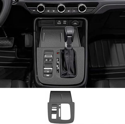 Temmis Center Console Silicone Organizer Wrap for Honda CRV 2023-2026 (Gasoline & Hybrid), Full-Wrap Center Consel Electrostatic adsorption Cover for Honda CRV-Black