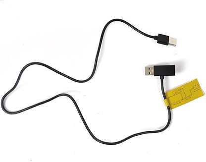 EcoZen CarPlay Power Stabilizer Y Cable - USB-A Auxiliary Power Supply for Wireless CarPlay & Android Auto Adapter, Fix Connection Drops & Black Screen, Data Pass-Through, 80cm
