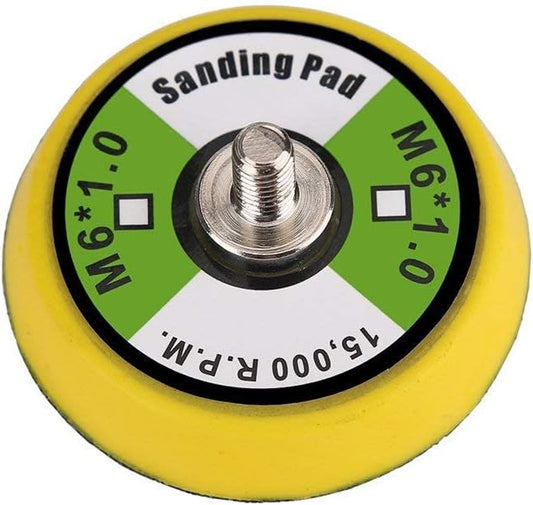 5Pcs 2-Inch Dual-Action Hook & Loop Polishing Pad, M6 Thread | 15,000 RPM