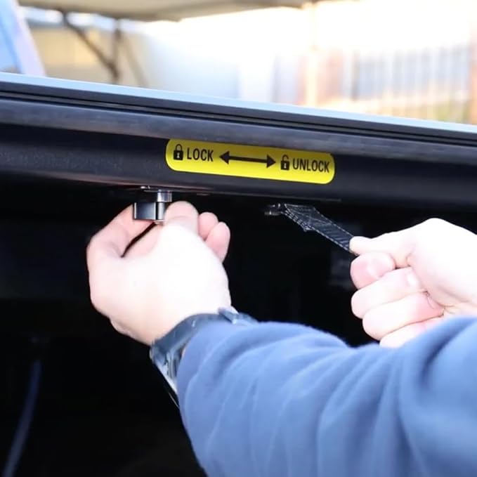 Syneticusa AR Automatic Retractable Truck Bed Cover for Ford F-150 2004–2026 | 6’7” (78.9”) Bed | Aluminum Hard Retractable Tonneau Cover | Easy Installation | Waterproof, Low-Profile