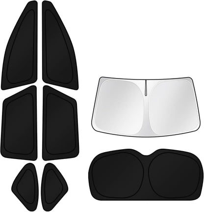 KUST Car Window Shades for Subaru Outback Wagon 2015-2018 2019 Windshield Sun Shade Side Window Cover UV Block Privacy Protection Accessories for Camping Blackout Rear Back Full Set 8PCS