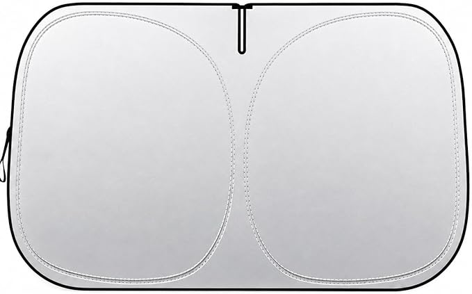 Windshield Sun Shade for Chevy Silverado 1500 2019-2026, Silverado 2500HD 3500HD 2020-2026 Accessories, Custom Fit Foldable Front Window Sunshade Visor, UV Heat Protection Interior Cover.