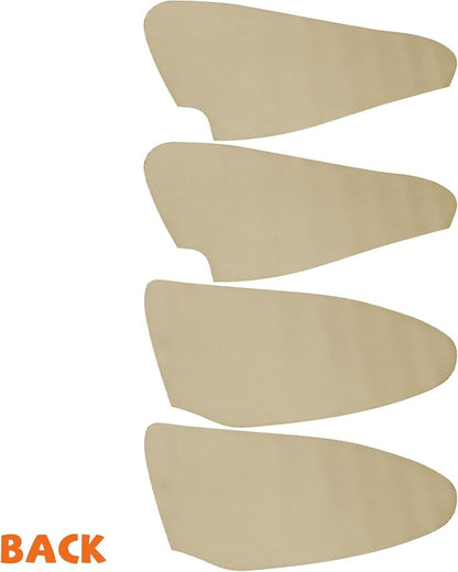 RUIANTE 4pcs Door Panel Cover Trim Replacement Compatible for Accent 2010-2016 Car Interior Accessories (Beige)