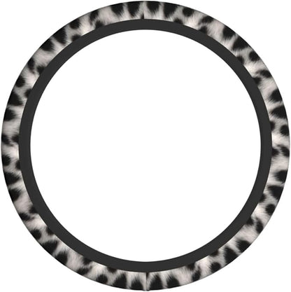 Cute Cat Print Steering Wheel Covers Non Slip Neoprene Universal 15 Inch Steering Wheel Protector Car Cover for Men Women