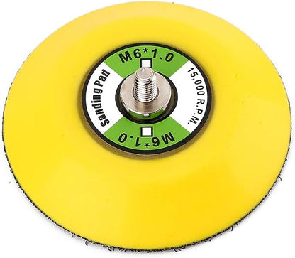 Ouya 3PCS 3" Hook and Loop Backing Pads M6 Threads Polishing Buffing Plate for Dual Action Car Polisher (3 Inch, M6 Thread)