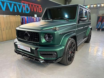 ColorFusion PPF by VViViD, Satin Chrome Stealth Green Dry Apply PPF Vinyl Car Wrap Roll 1ft x 5ft