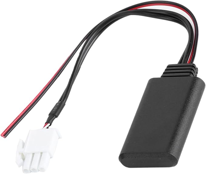 Acouto Bluetooth Adapter, 3 Pin AUX Bluetooth for Audio Cable Adapter, Stereo Music, Fit for GL1800, 5 to 12v