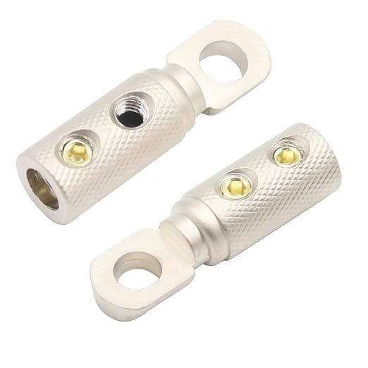 8 AWG Wire Terminal Connector 5/16 Ring Wiring Connectors for Battery Bank Inverter Projects Car Audio Amplifier 4PCS with Dual Wall Heat Shrink Tubing