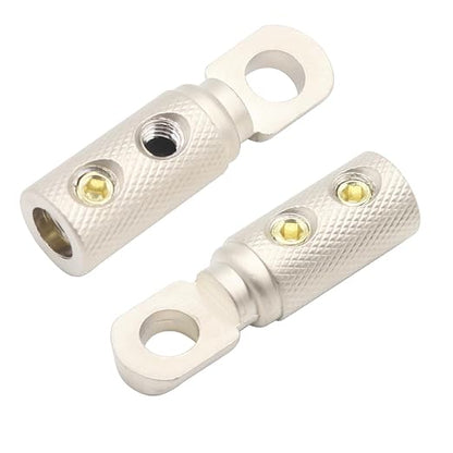 8 AWG Wire Terminal Connector 5/16 Ring Wiring Connectors for Battery Bank Inverter Projects Car Audio Amplifier 4PCS with Dual Wall Heat Shrink Tubing