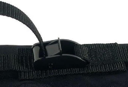 DORSAL Universal Soft Roof Rack Pads for Surfboard Kayak SUPs with Car Tie Down Straps and Storage Bag - Pack of 2 Black Polyester