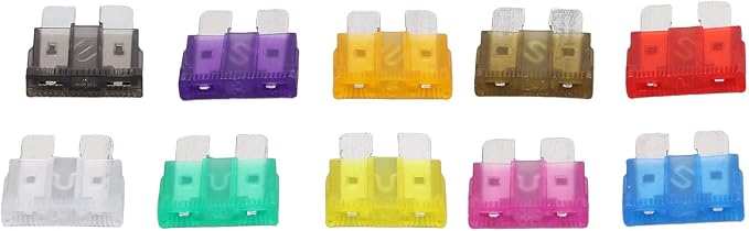 Sonew 10 Medium Car Assortment Set Kit, Quick Response, High Safety, Transparent Marking, Compact Size, For Car Power Supply Failure, Widely Used in Vehicles, Digital Camera, etc.
