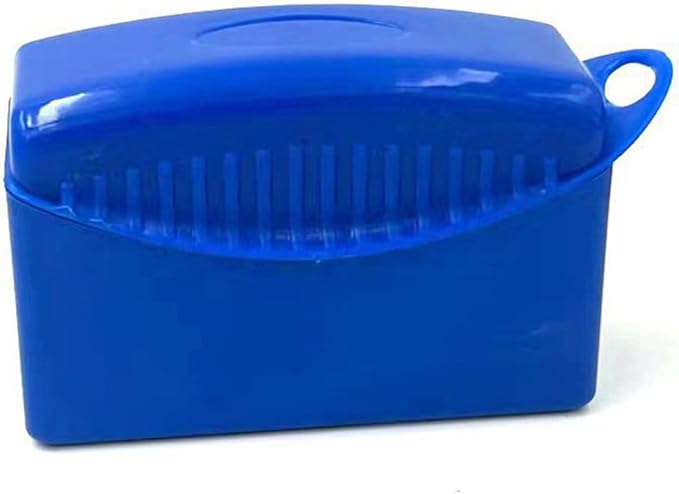 dPois Premium Tire Dressing Applicator for a Showroom Shine Foam Sponge with Lid Absorbs Product for Long-Lasting Blue One Size