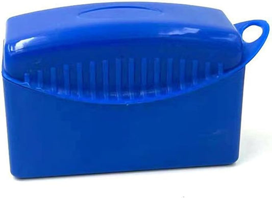 dPois Premium Tire Dressing Applicator for a Showroom Shine Foam Sponge with Lid Absorbs Product for Long-Lasting Blue One Size