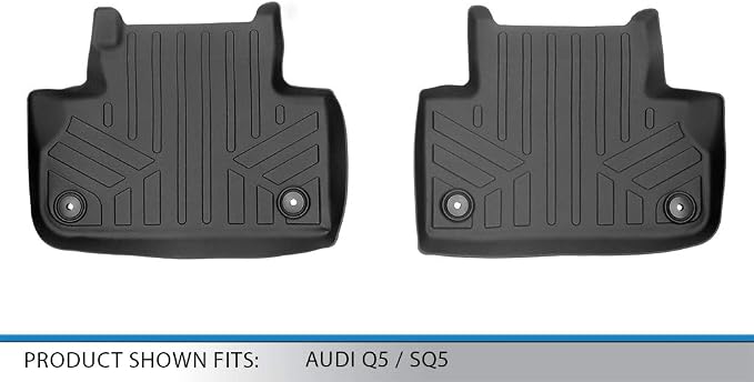 MAXLINER Custom Fit Floor Mats 2nd Row Liner Compatible with 2018-2025 Audi Q5