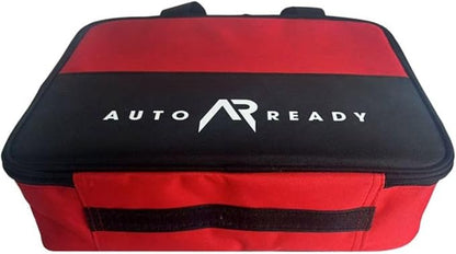 Auto Ready 68-Piece Roadside Emergency Kit – Car Safety, First Aid & Breakdown Essentials