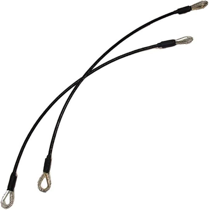 Blue Ox BX88207 Permanent Mount Class III Safety Cable Kit | 5000 lb 3' Long | Adds Extra Assurance | Aircraft-Grade Steel Ensures Strength