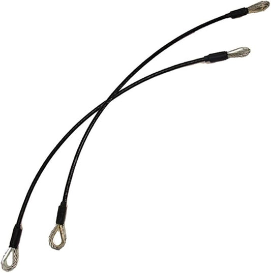 Blue Ox BX88207 Permanent Mount Class III Safety Cable Kit | 5000 lb 3' Long | Adds Extra Assurance | Aircraft-Grade Steel Ensures Strength