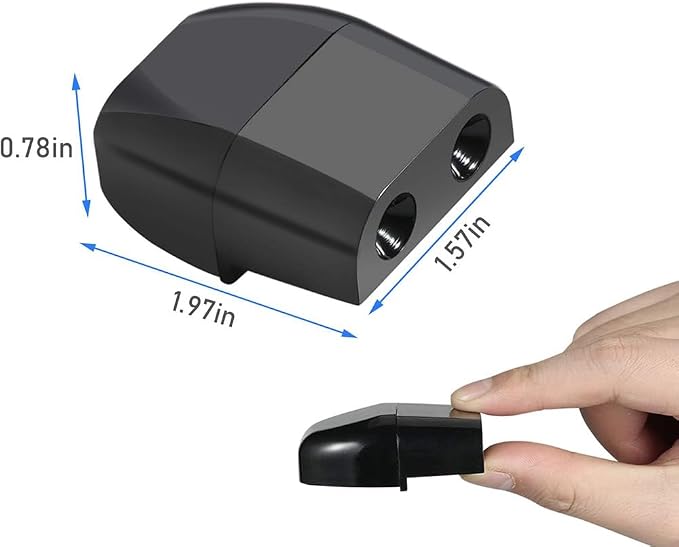 MACHSWON Deer Whistles for Car Invisible Automotive Interior Safety Products Animal Warning Devices Horns Sensor Alerts Gadgets for Car SUV Truck Vehicles Black 4pcs