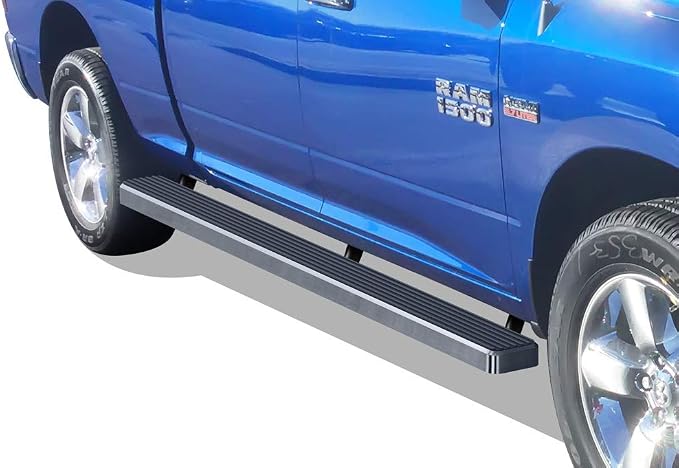 APS (Silver 6in Wheel to Wheel 304 Stainless Steel) Running Boards Side Bars Side Steps Compatible with Ram 1500 2009-2018 Crew Cab 5.5ft Short Bed & Ram 2500 3500 2010-2026