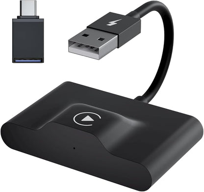 Wireless CarPlay Adapter for Apple Convert OEM Wired to Wireless CarPlay | CarPlay Wireless Adapter Compatible with iPhone 6 and Above, iOS 10+, From 2017 and Later Car, Auto Connect Plug and Play