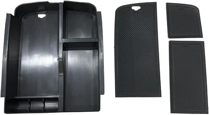 Compatible with Kia Telluride 2026-2020 Center Console Armrest Storage Tray Box ABS Insert Organizer Glove Console Separation Glove Pallet Phone Holder Full Cover
